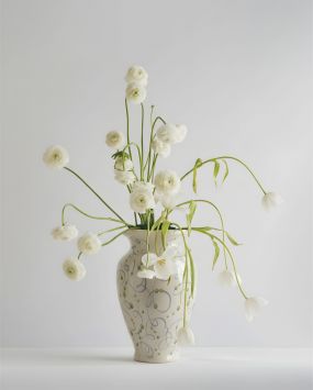 Ваза SAMPLE x Дарья Барыбина «Горошек» из серии «Зелень»