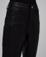 LESYANEBO Кожаные брюки, цвет черный - миниатюра 5