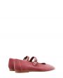 Бархатные туфли Mary Jane, цвет розовый - миниатюра 4
