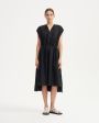 Платье Delcie из крапивы, цвет черный - миниатюра 4