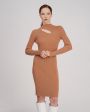 Aeron Платье Mauve с фигурным вырезом, цвет коричневый - миниатюра 7