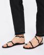 Ancient Greek Sandals Кожаные сандалии Elafonisos, цвет черный - миниатюра 2