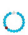 Moonka Бусы Cartoon с бирюзой и сердоликом, цвет голубой - миниатюра 1
