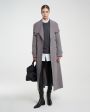 Low Classic Утепленное пальто с подкладом, цвет серый - миниатюра 4