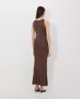 LOULOU DE SAISON Платье Pablo, цвет коричневый - миниатюра 5