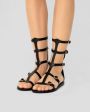 Ancient Greek Sandals Сандалии-гладиаторы Siren, цвет черный - миниатюра 5