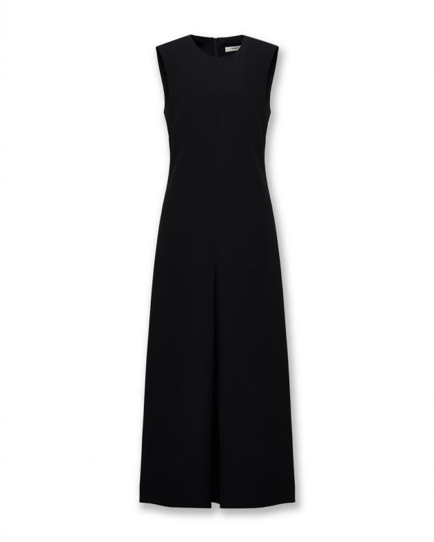 Платье Yoko с глубокой складкой, цвет черный - изображение 1