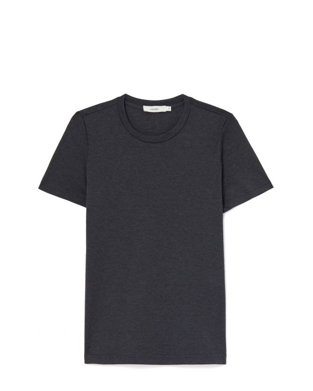 Базовая облегающая футболка Susan, цвет темно-серый - изображение 1