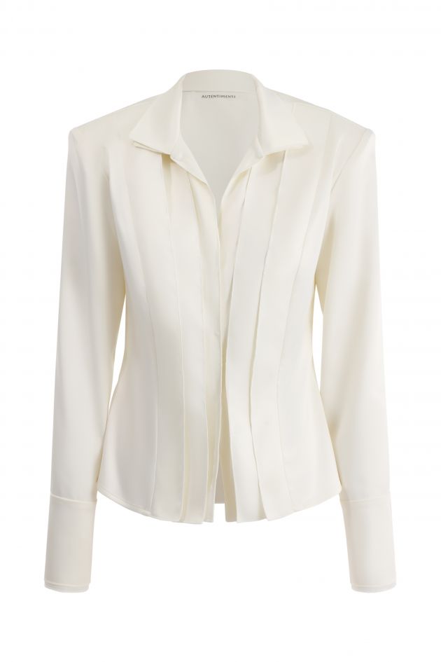 AUTENTIMENTS Блуза LINER, цвет белый - изображение 1