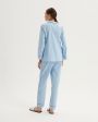 Пижама (рубашка/брюки), цвет голубой - миниатюра 8
