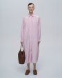 Forte Forte Платье-рубашка в полоску, цвет розовый - миниатюра 2