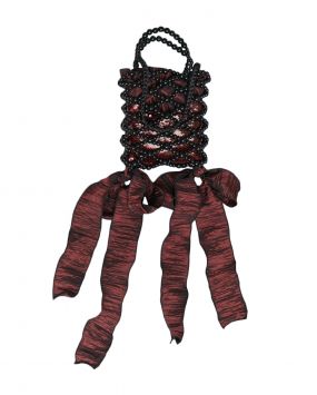 Сумка из бусин и пайеток