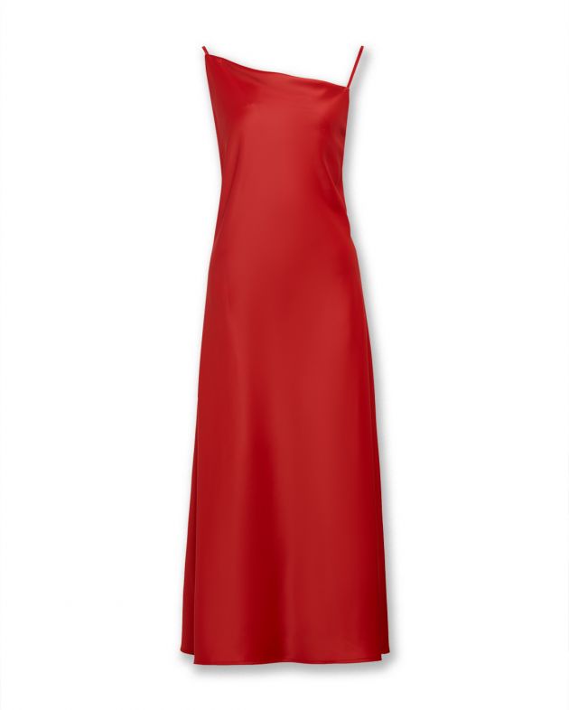 Платье Lady в бельевом стиле, цвет красный - изображение 1
