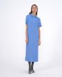 LOULOU STUDIO Платье-рубашка Bira из шерсти, цвет голубой - миниатюра 2