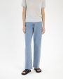 Широкие укороченные джинсы Grace, цвет голубой - миниатюра 7