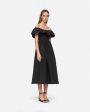 Sea NY Платье миди Diana с открытыми плечами, цвет черный - миниатюра 3