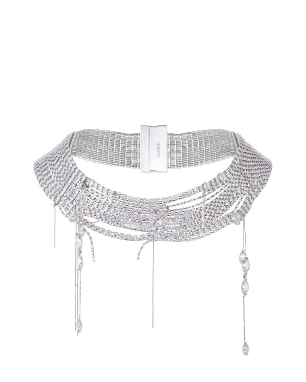 CAVIAR Колье Crush, цвет белый - изображение 1