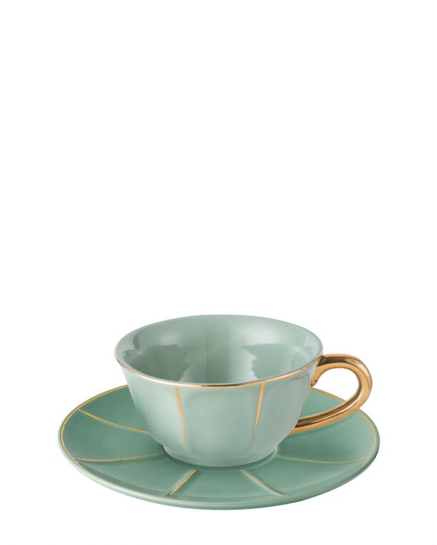 Чайная пара Funky Table, цвет зеленый - изображение 1
