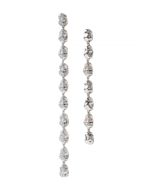 Copine Jewelry Серьги Drops, цвет серебряный - изображение 1