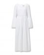 Платье Keppel из хлопка с расклешенными рукавами, цвет белый - миниатюра 1