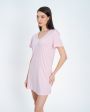 Derek Rose Пижамное платье-футболка Lara, цвет розовый - миниатюра 3