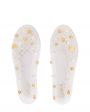 Ancient Greek Sandals Балетки Iro в сетку с декором, цвет белый - миниатюра 4