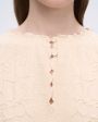SEA NY Платье Lacey с вышивкой, цвет кремовый - миниатюра 8