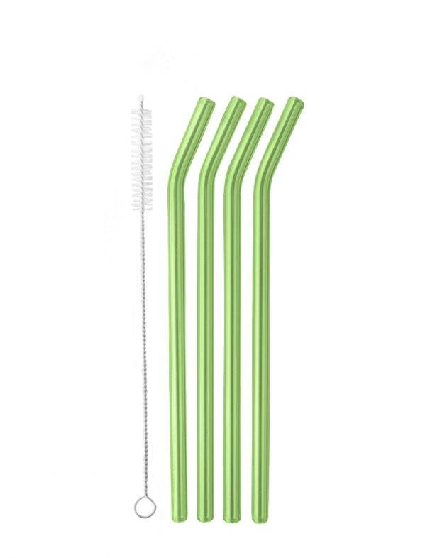 Комплект трубочек (4 шт), цвет зеленый - изображение 1