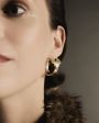 10.ТЕНГРАН Серьги Ключи Hoops, цвет золотой - миниатюра 2