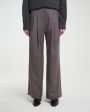 Low Classic Широкие костюмные брюки, цвет серый - миниатюра 2