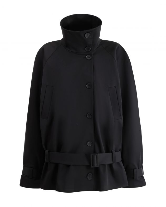 AUTENTIMENTS Тренч укороченный DISCOVERY, цвет черный - изображение 1