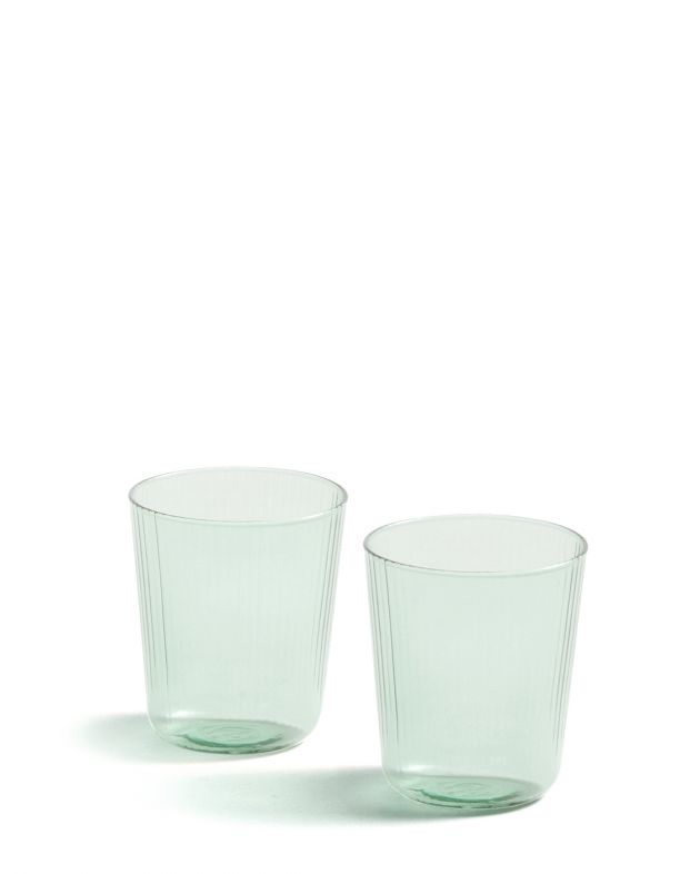 R+D.LAB Набор из двух стаканов Luisa Acqua Millerghe, цвет зеленый - изображение 1