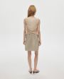 COIS Юбка UNFOLD из итальянской шерсти с шелком, цвет бежевый - миниатюра 6