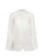 Róhe Двухслойная блуза из органзы, цвет белый - миниатюра 1