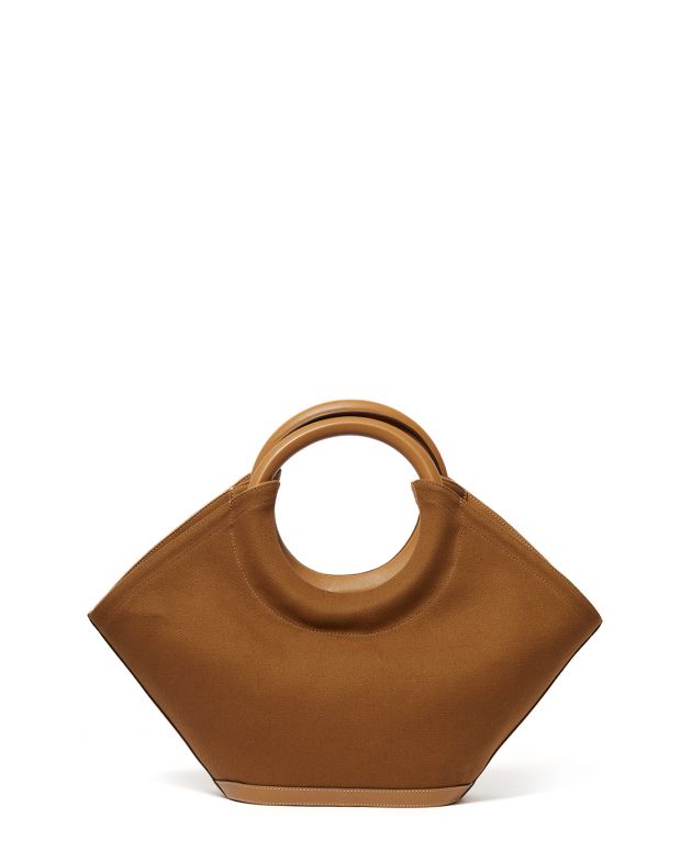 Сумка-тоут Cabassa из органического хлопка, цвет коричневый - изображение 1