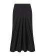 Nanushka Атласная юбка макси Sabeen, цвет черный - миниатюра 1