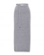 Róhe Трикотажная юбка-карандаш Miro с завязками на поясе, цвет светло-серый - миниатюра 1