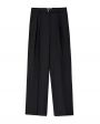 LOULOU STUDIO Шерстяные брюки Sbiru с двойными защипами, цвет черный - миниатюра 1