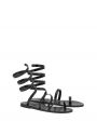 Ancient Greek Sandals Кожаные сандалии гладиаторы Ofis, цвет черный - миниатюра 2