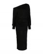 Essentiel Antwerp Платье Equal со сборками, цвет черный - миниатюра 1