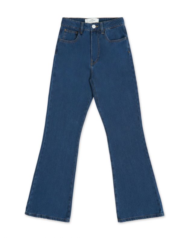 Расклешенные джинсы, цвет синий - изображение 1
