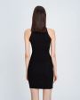 Платье мини Zero 403 с горловиной халтер, цвет черный - миниатюра 9