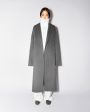 Пальто с шалевым воротником, цвет серый - миниатюра 5