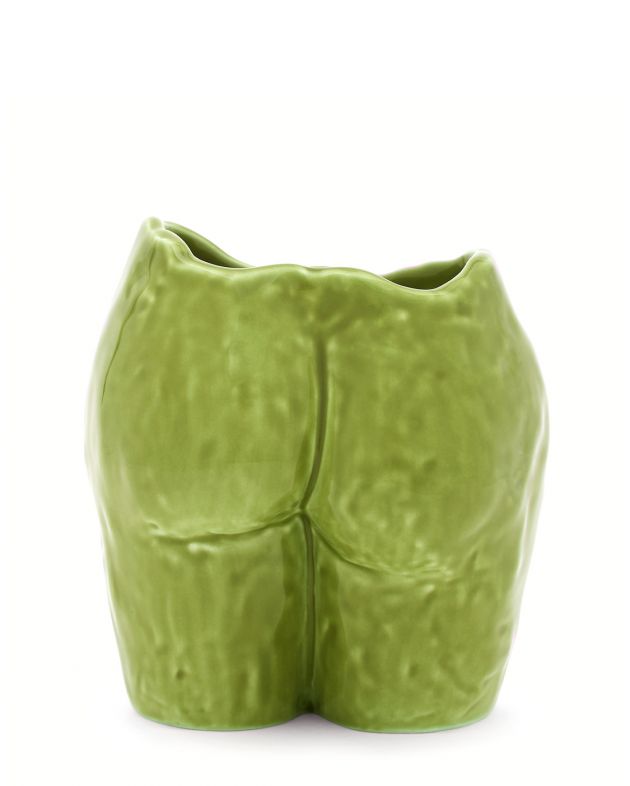 Anissa Kermiche Ваза Popotin Pot, цвет зеленый - изображение 1