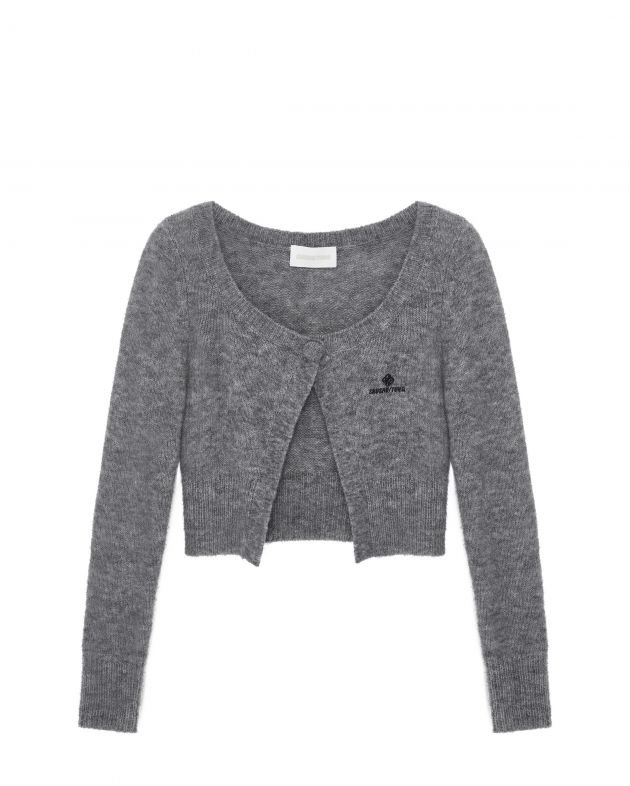 SHUSHU/TONG Кардиган, цвет серый - изображение 1