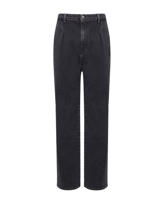 LOULOU STUDIO Широкие джинсы Attu, цвет темно-серый - изображение 1