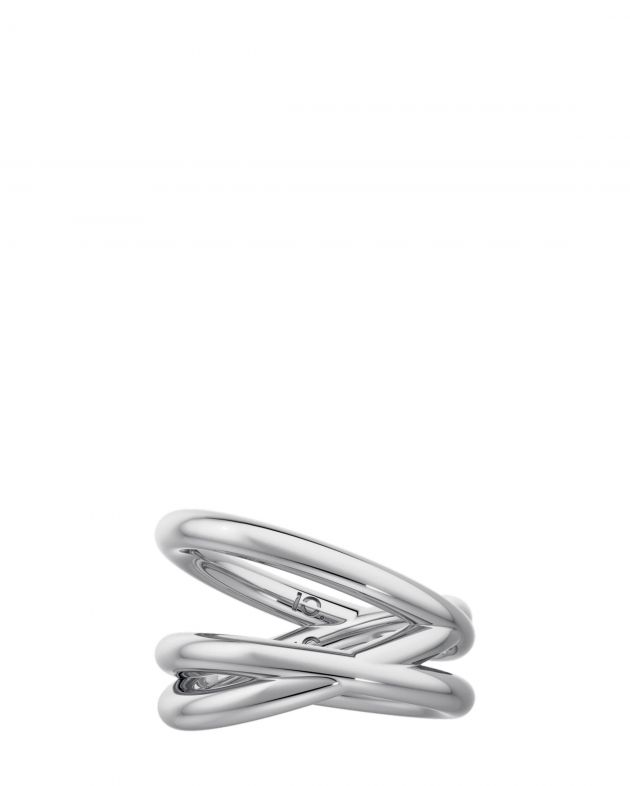 10.ТЕНГРАН Кольцо Stuck, цвет серебряный - изображение 1