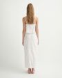 POSSE Юбка с вышивкой, цвет белый - миниатюра 4