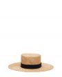 Соломенная шляпа Kanotie с завязками, цвет бежевый - миниатюра 1