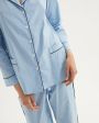 Пижама (рубашка/брюки), цвет голубой - миниатюра 6